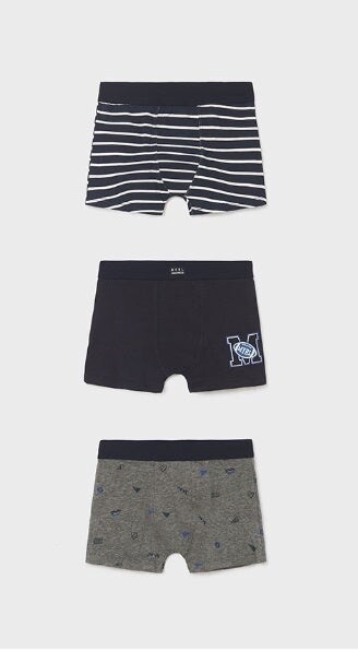 Mayoral 3 Pack Boxer Underwear- Navy