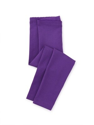 Tea Solid Leggings- Royal Purple