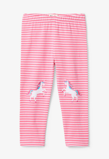 Hatley Striped Baby Legging- Pink