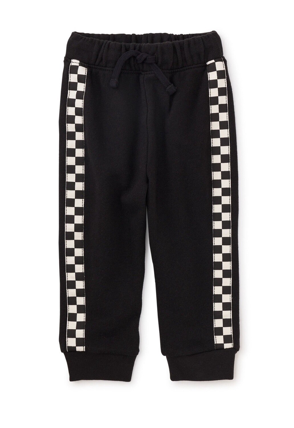 Tea Infant Stripe-Out Jogger- Black