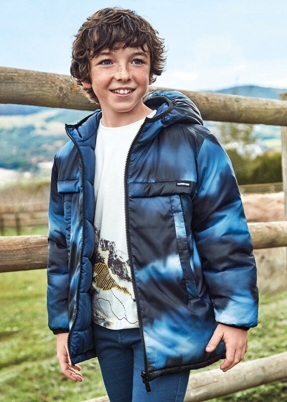 Mayoral Juniors Reversible Jacket- Blue Whale