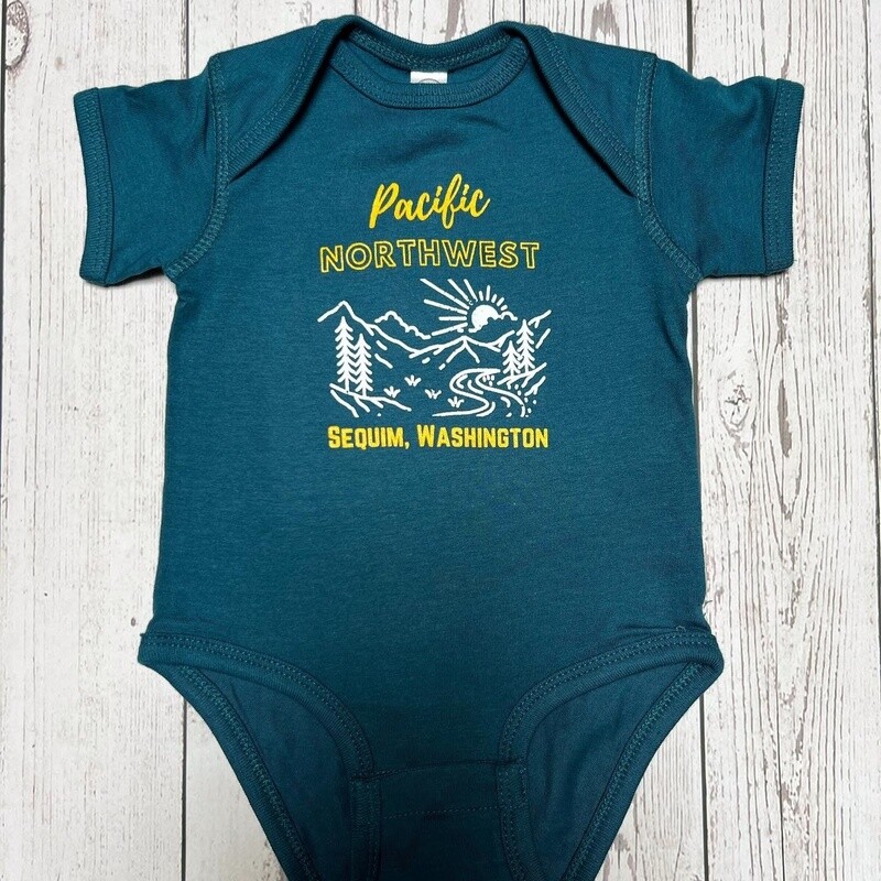 Pacific Northwest Sunset Onesie