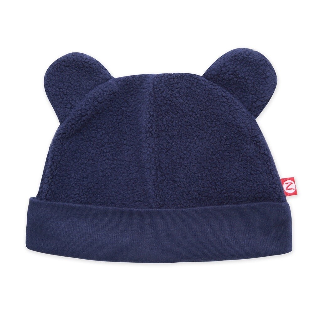 Zutano Cozie Fleece Hat- true navy