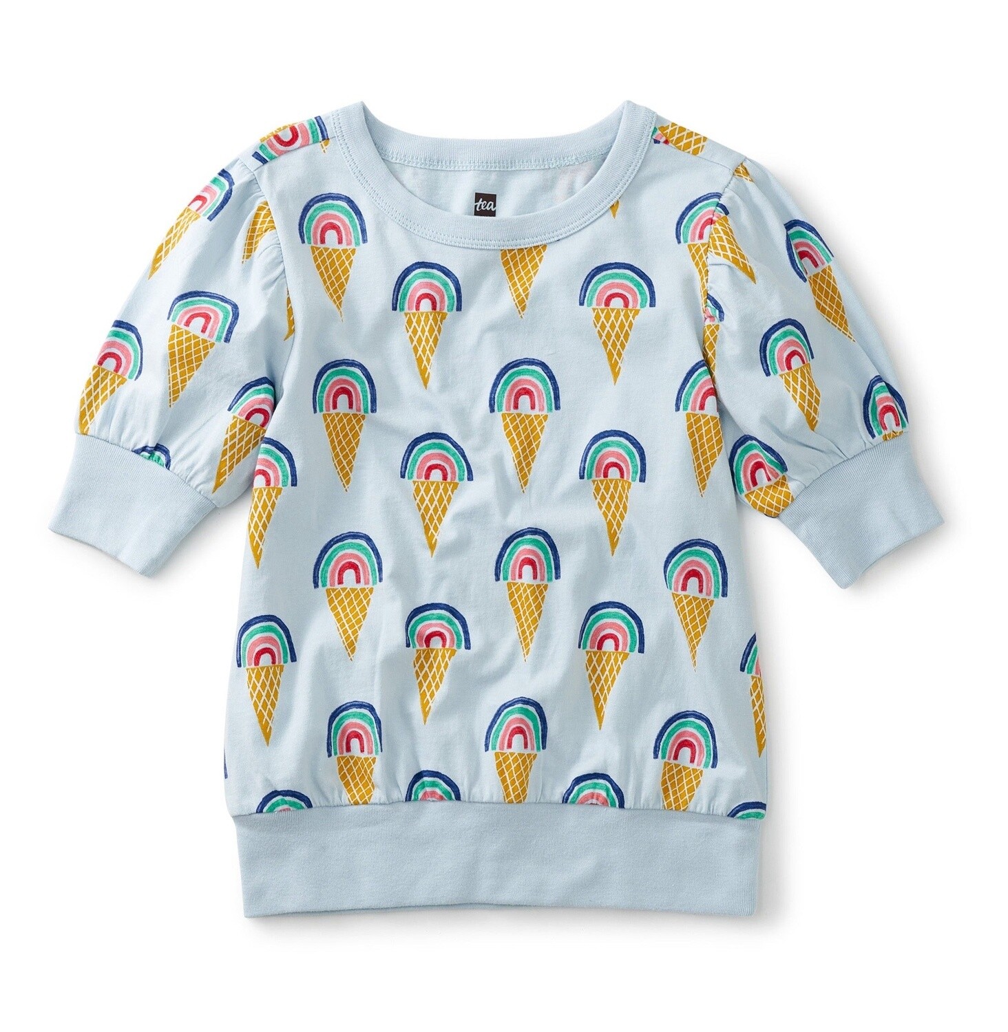 Tea Rainbow Cone Print Tunic Top