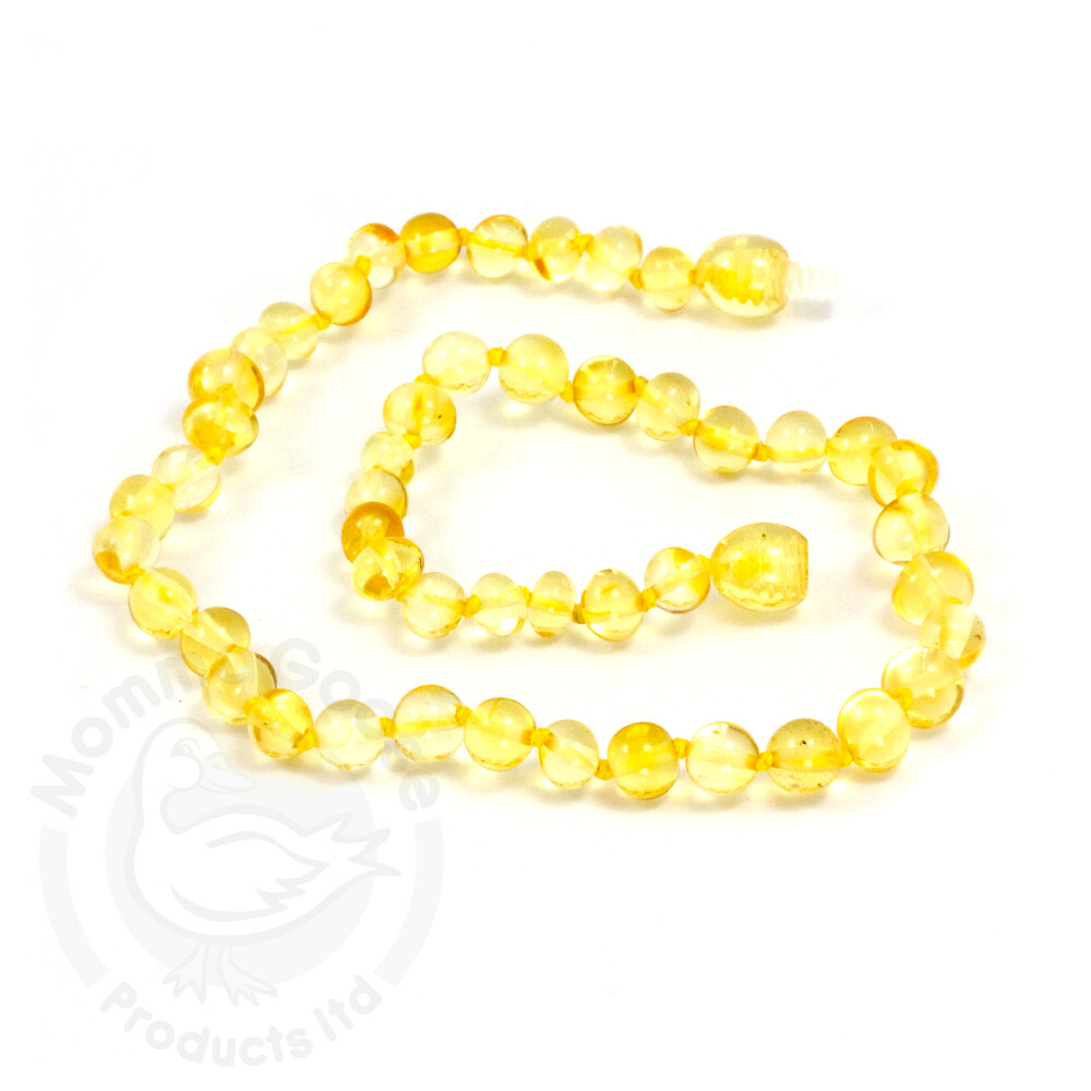 Amber Goose Infant Amber Necklace- Lemon