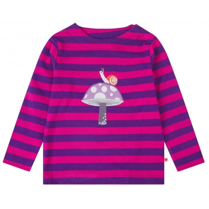 Toadstool Long Sleeve Striped Infant Tee