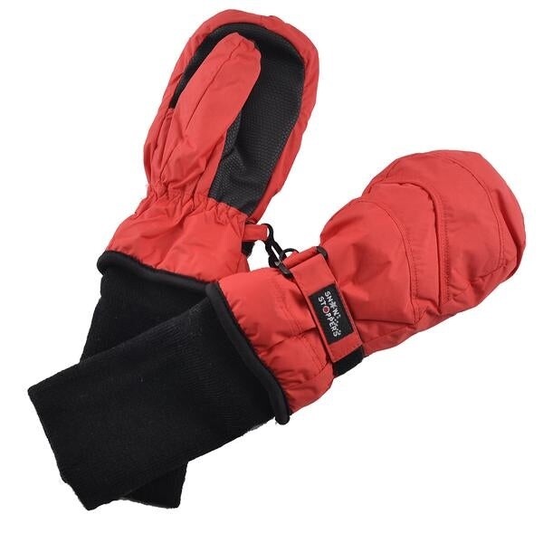 Snowstoppers waterproof mittens- red