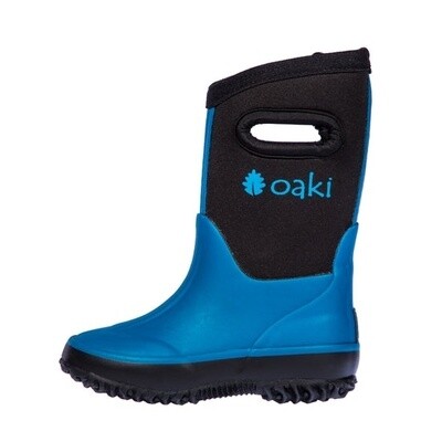 Oakiwear Blue Neoprene Rain/Snow Boots