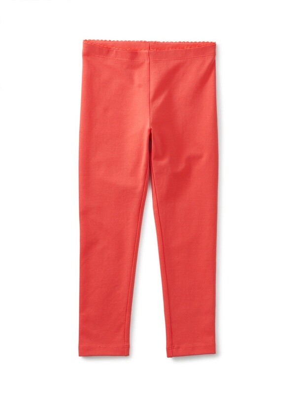 Tea Spring22 Solid Legging- Scarlet