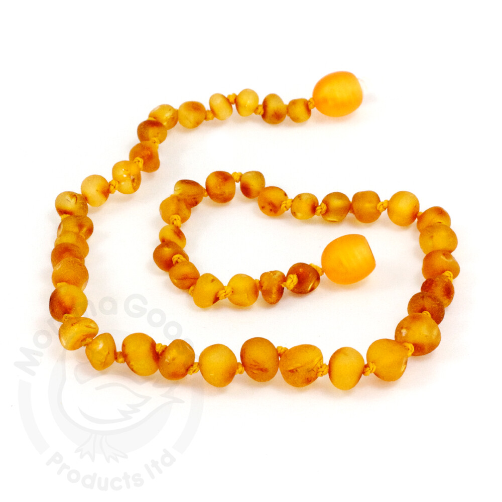 Amber Goose Infant Amber Necklace- Raw Honey