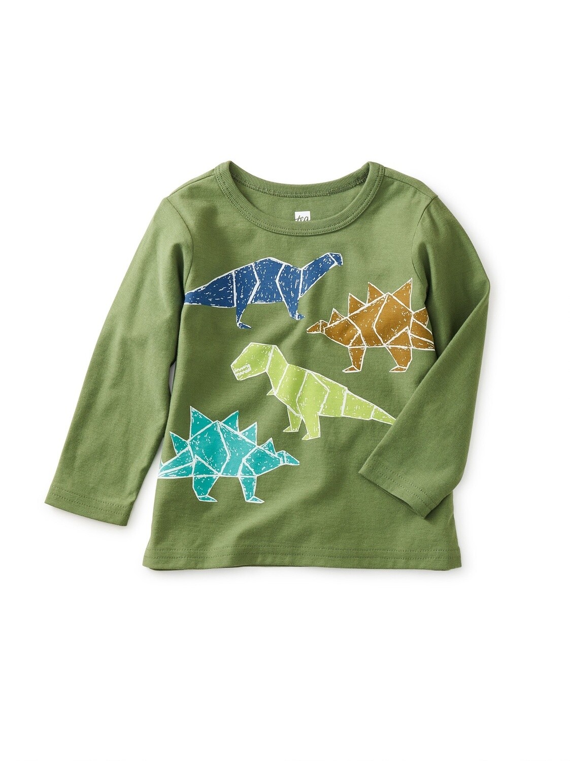 Tea Dino Friends Baby Graphic Tee- Stem