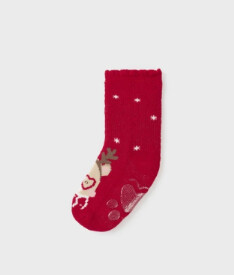 Mayoral Anti-slip Sock- Red Reindeer