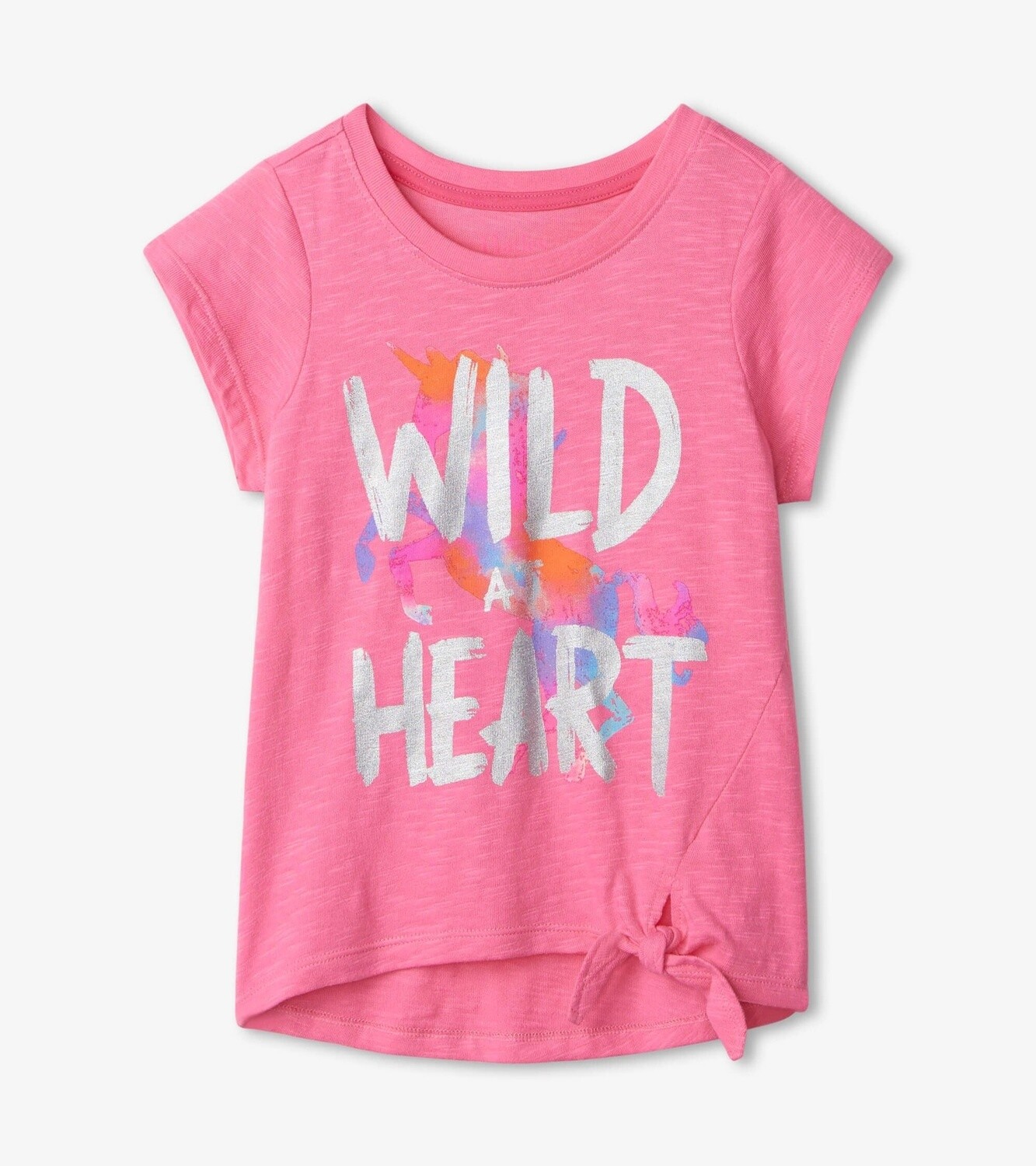 Hatley Wild at Heart Tie Front Tee