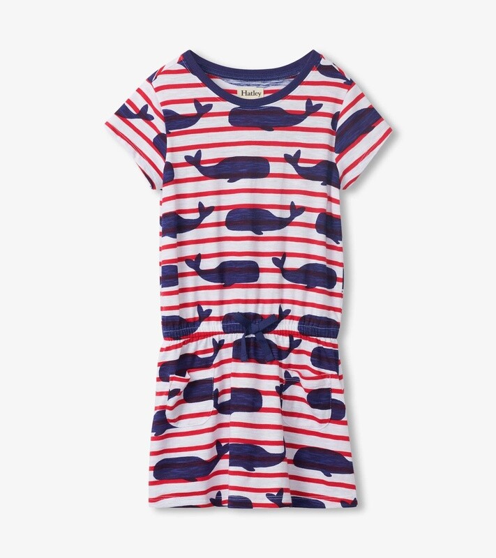 Hatley Nautical Anchors Drop Waist Dress