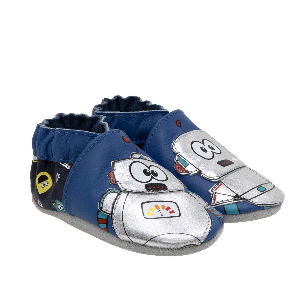 Robeez Robot Soft Sole Shoe- Blue