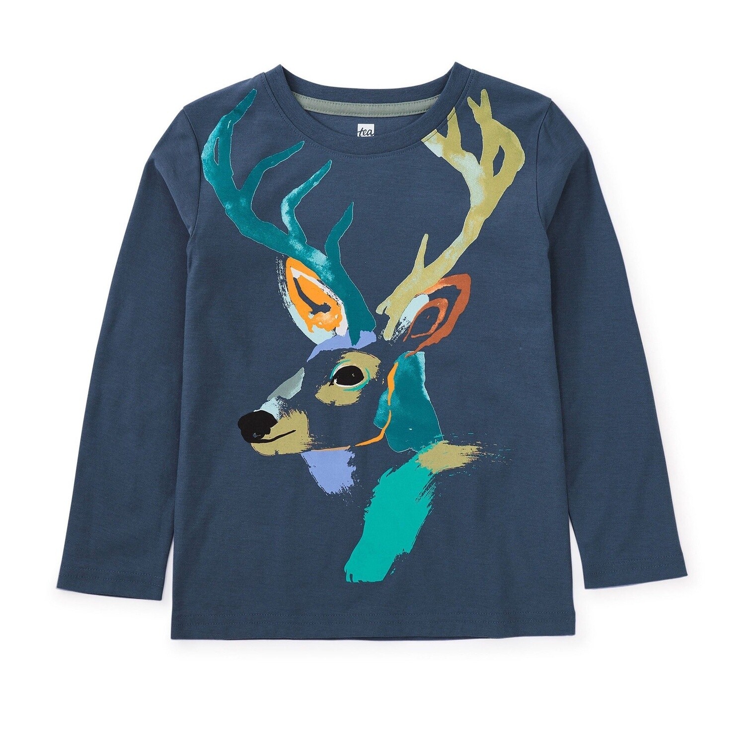 Tea Deer Graphic Tee- Triumph Blue