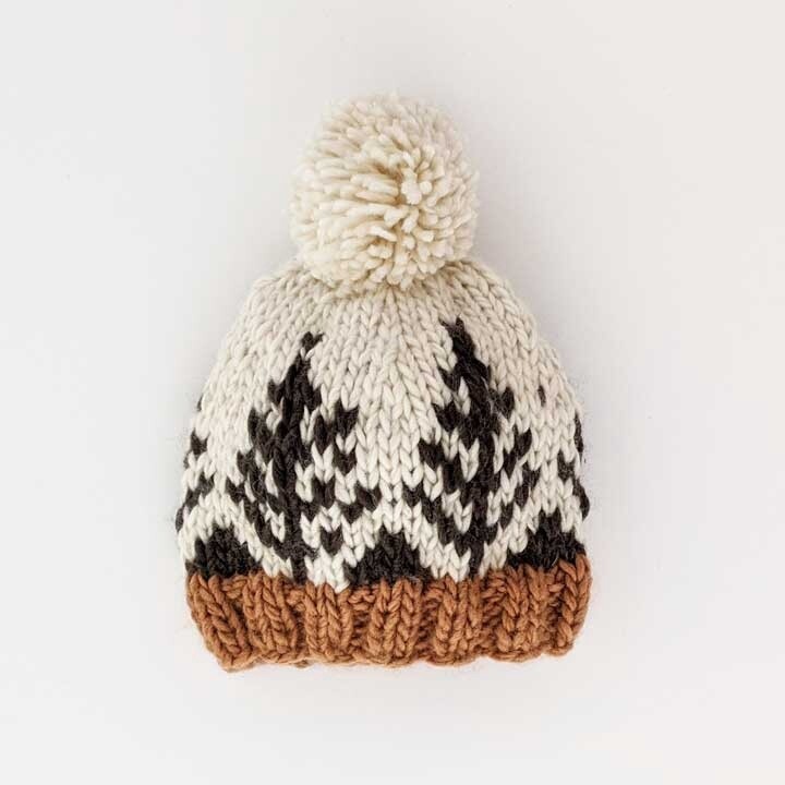Forest Knit Beanie Hat- Natural