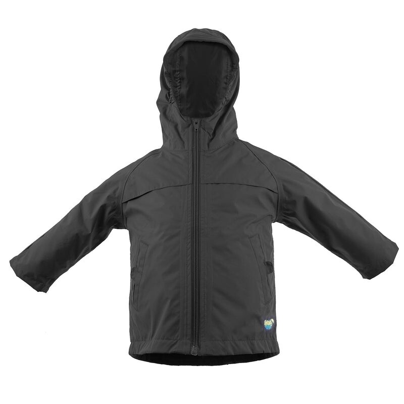 Splashy waterproof vented rain jacket- black