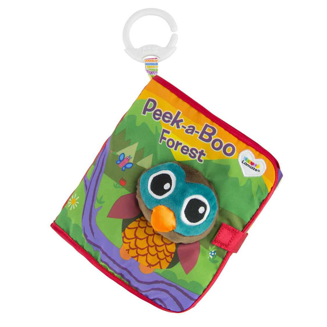 Lamaze peekaboo forest cloth book