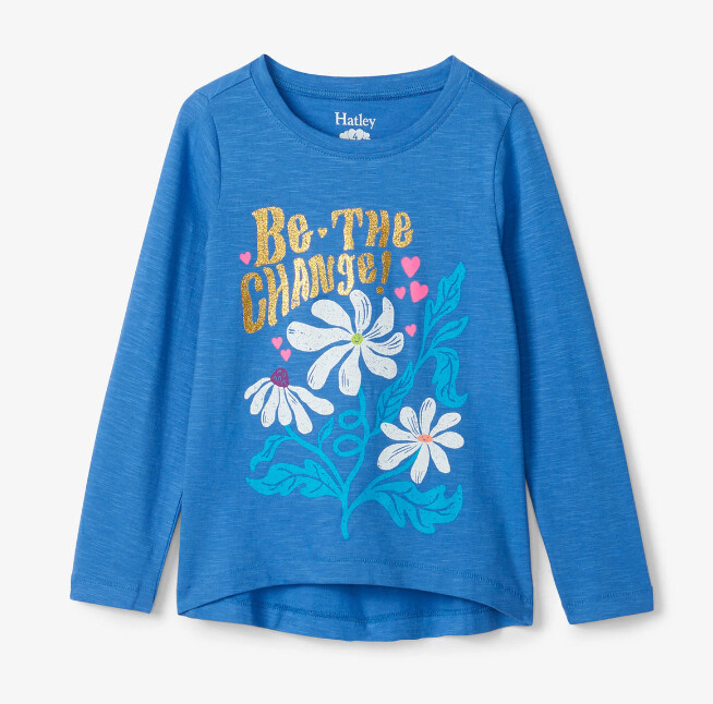 Hatley Be The Change Tee- Blue