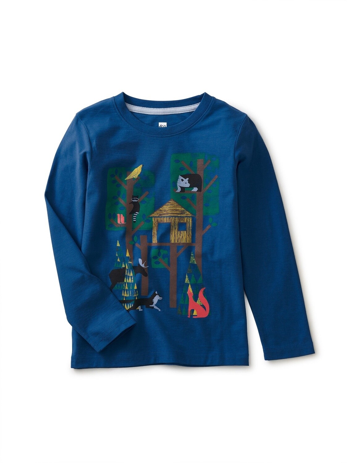 Tea Baumhaus Graphic Tee- Dark Blue