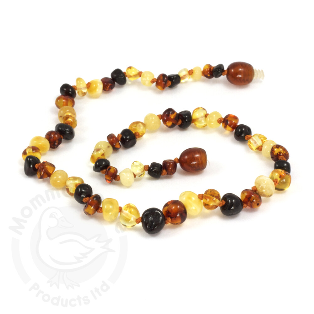 Amber Goose Infant Amber Necklace- Multi