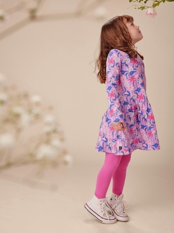 Tea Solid Legging- Carousel Pink