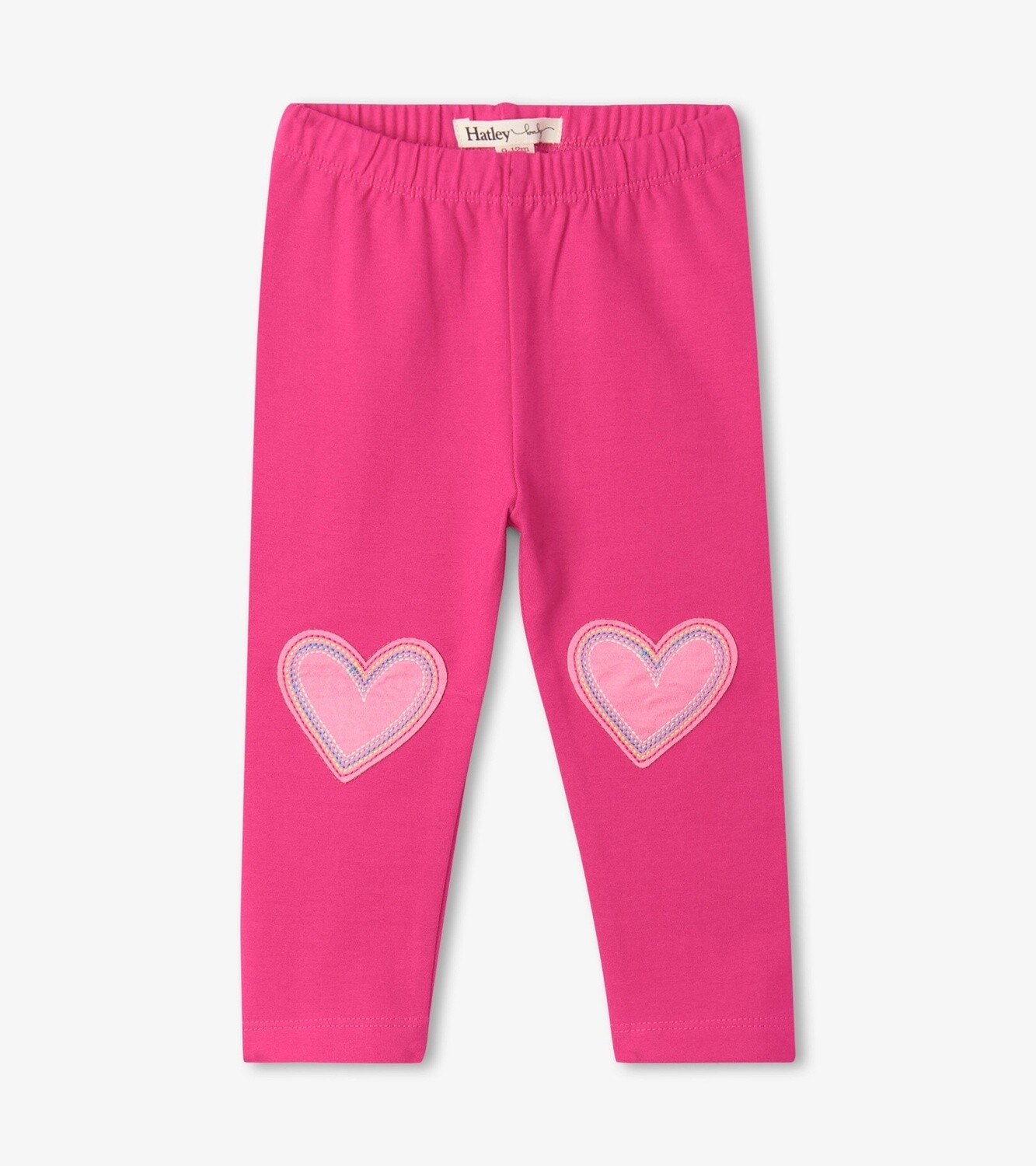 Hatley Heart Baby Legging- Magenta