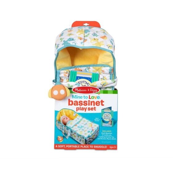 Melissa &amp; Doug mine to love doll bassinet