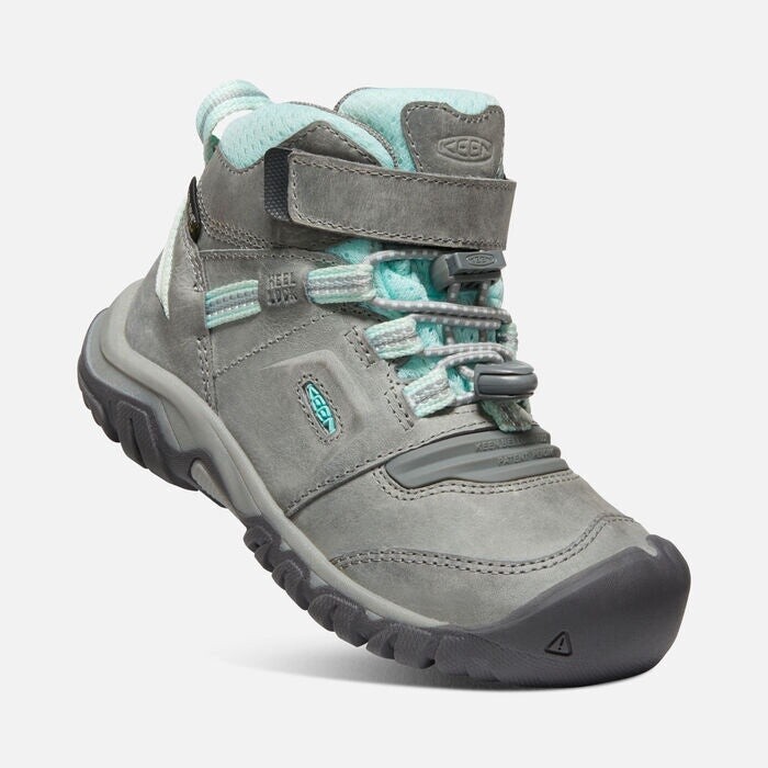 Keen Ridge Flex Waterproof Boot- Grey/Aqua