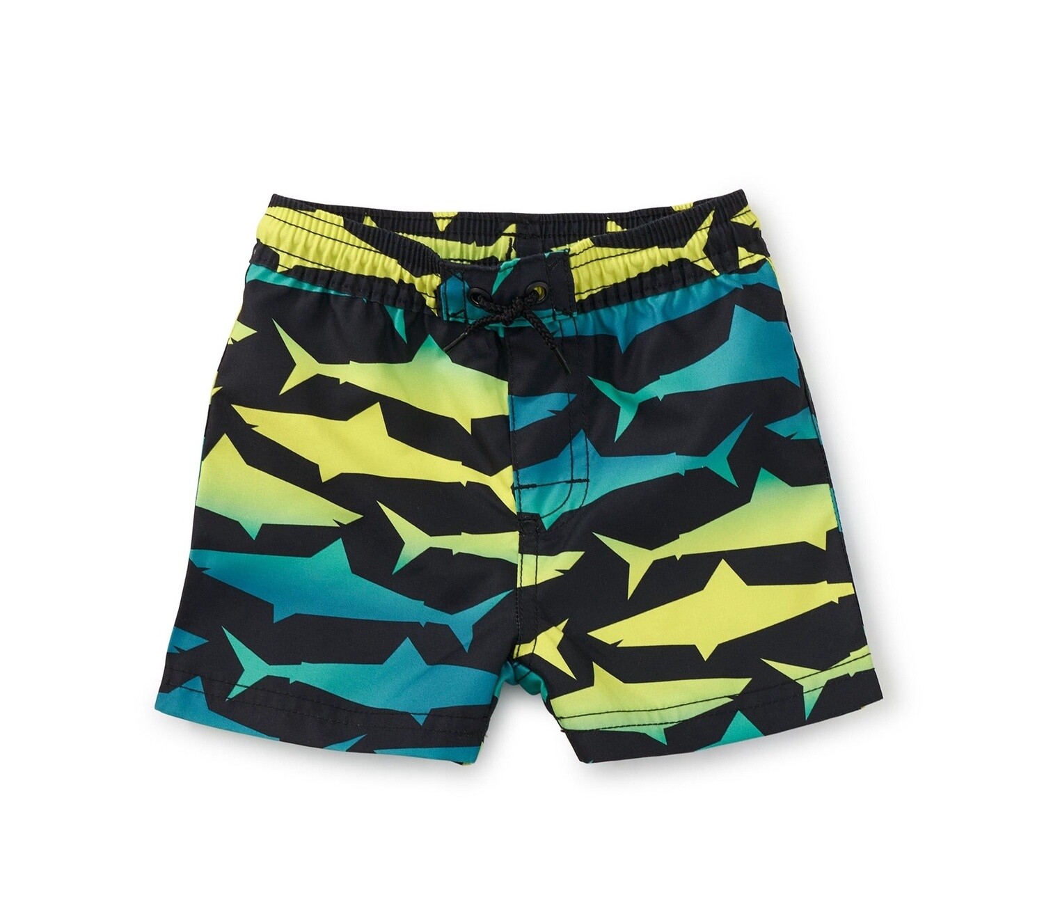 Tea Infant Boys Shark Swim Trunks- Ombre