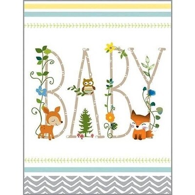GINA B DESIGNS - Baby Greeting Card - Woodland Baby