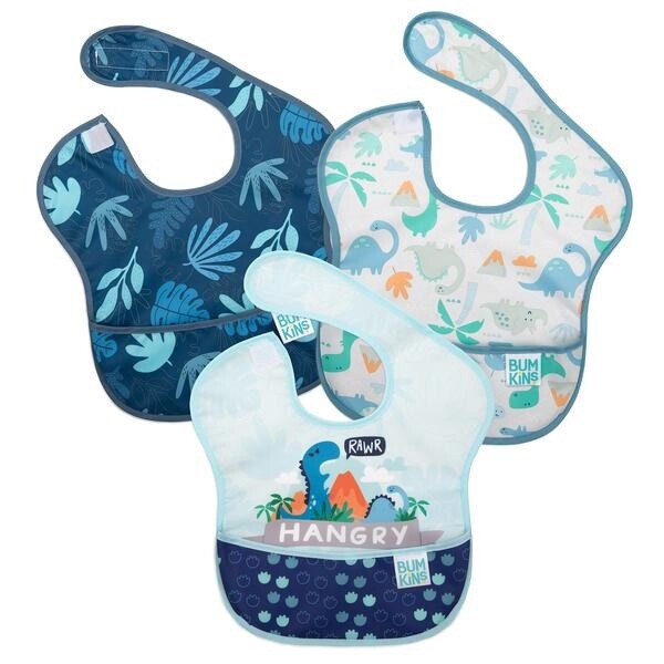 Bumkins 3 pack superbib- dinosaurs