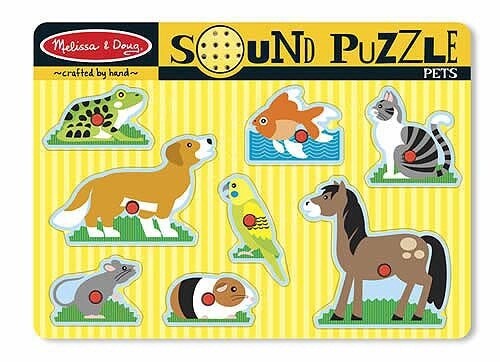Melissa &amp; Doug sound puzzle- pets
