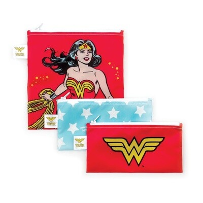 Bumkins Wonder Woman 3 pack snack bags