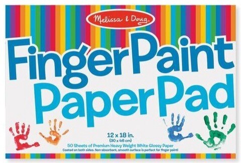 Melissa &amp; Doug finger paint paper 12&quot; x 18&quot;