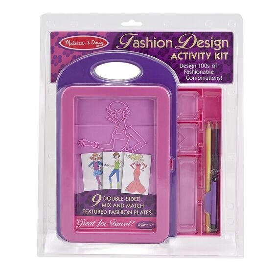 Melissa &amp; Doug fashion design activity kit