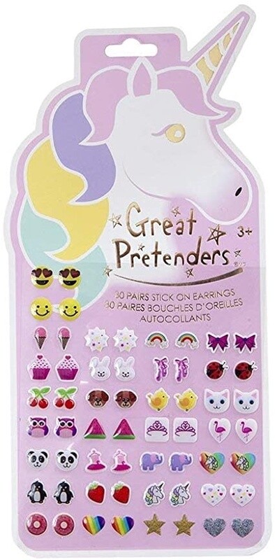 Great Pretenders unicorn sticker earrings