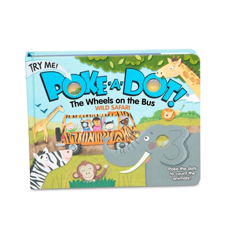 Melissa &amp; Doug Poke-a-dot book- Wheels on the Bus