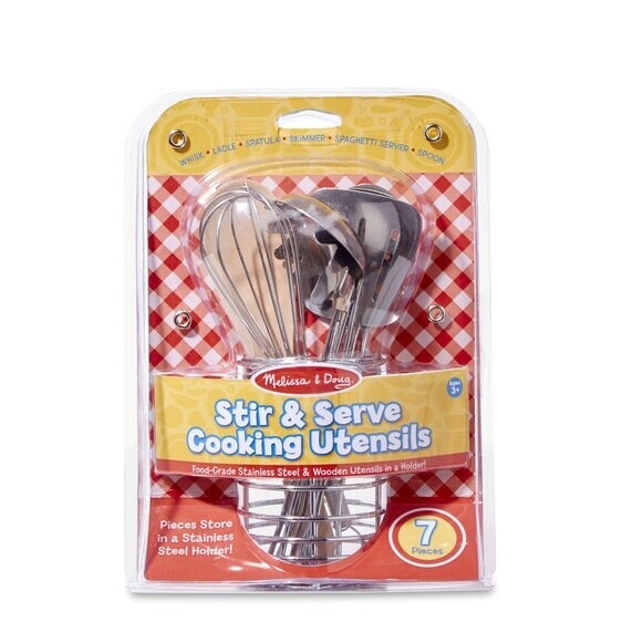 Melissa &amp; Doug stir &amp; serve utensils