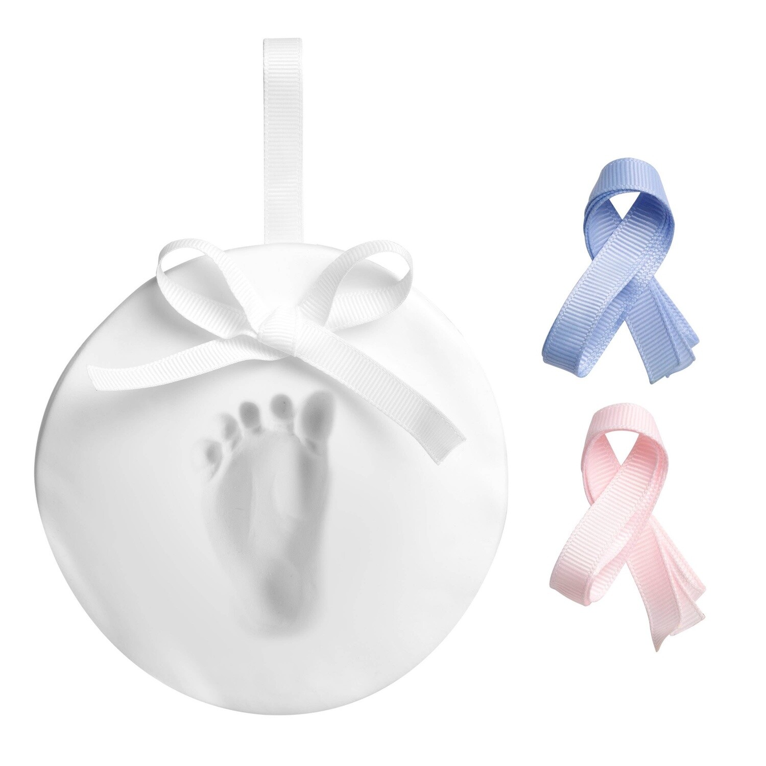 Pearhead - Babyprints Hanging Keepsake, White