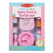 Melissa &amp; Doug Mine to Love baby food &amp; bottle set