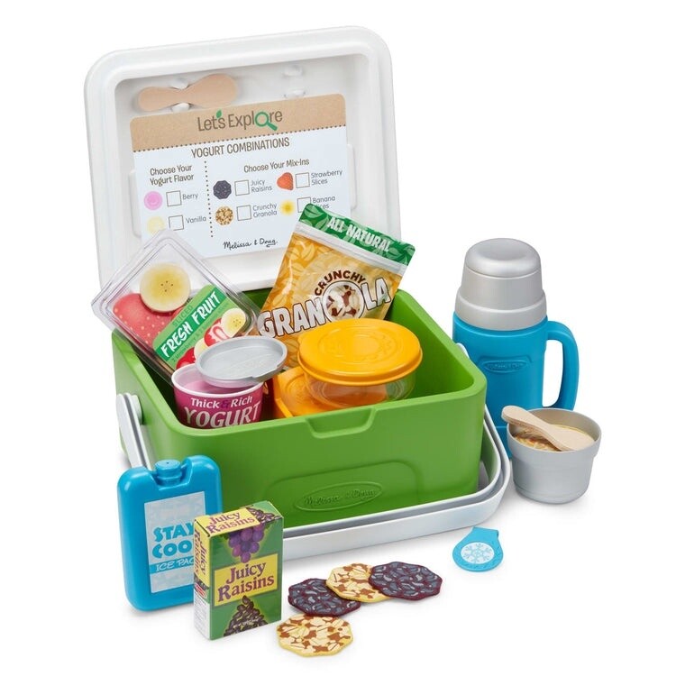 Melissa &amp; Doug Let&#39;s Explore Camp Cooler Play Set