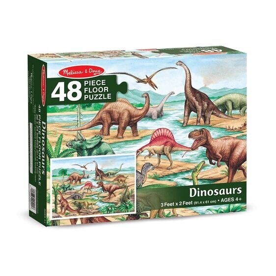 Melissa &amp; Doug Dinosaurs Floor Puzzle (48 pc)