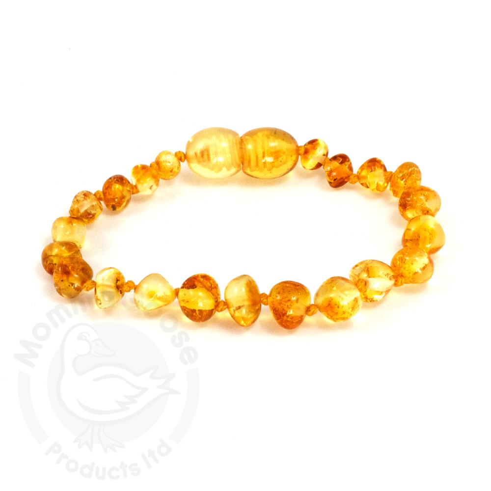 Amber Goose Infant Amber Bracelet- Lemon