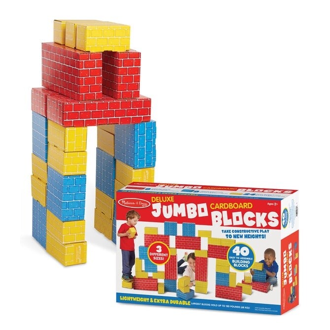 Melissa &amp; Doug jumbo cardboard blocks