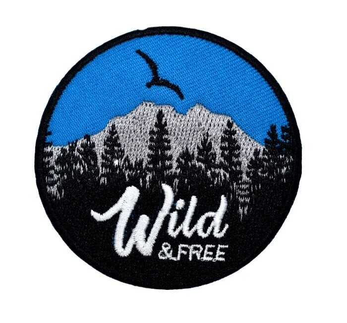 Wild &amp; Free Iron-On Patch