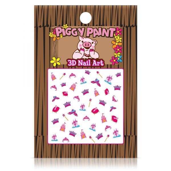 Piggy Paint Princess nail art