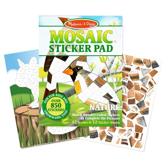 Melissa &amp; Doug nature mosaic sticker pad