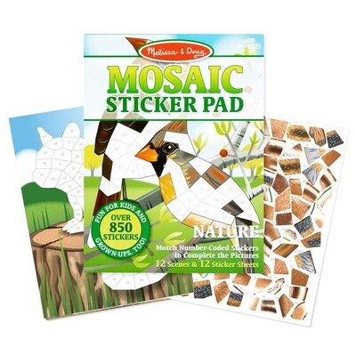 Melissa & Doug nature mosaic sticker pad